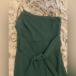 Hello Molly Teal One Shoulder Dress NWT